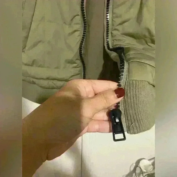 Avec Les Filles womens water resistant quilted hoodie jacket size xs - Picture 2 of 16